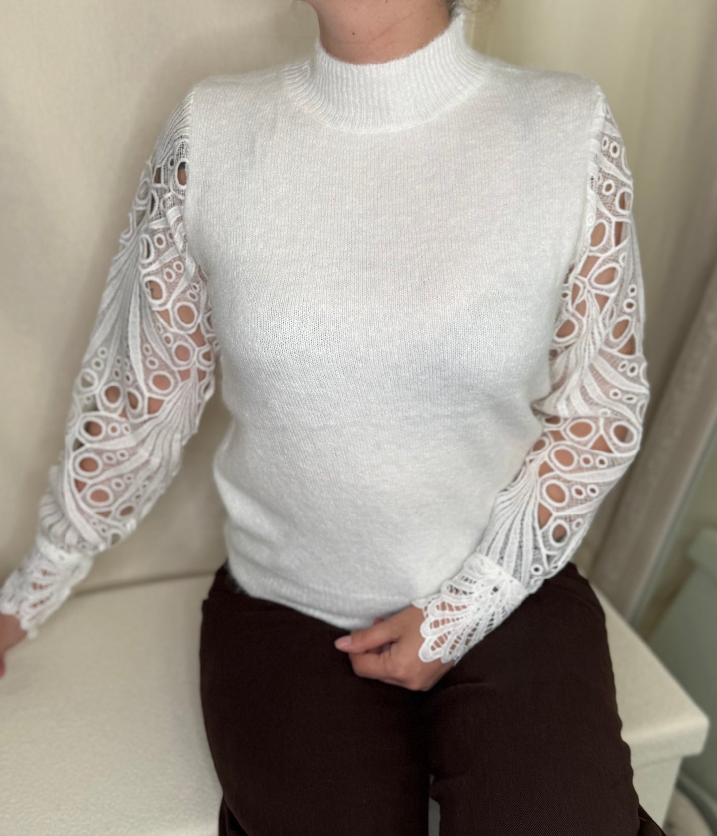 Pull Écru Douceur