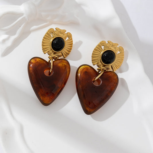 Boucle d'oreille coeur