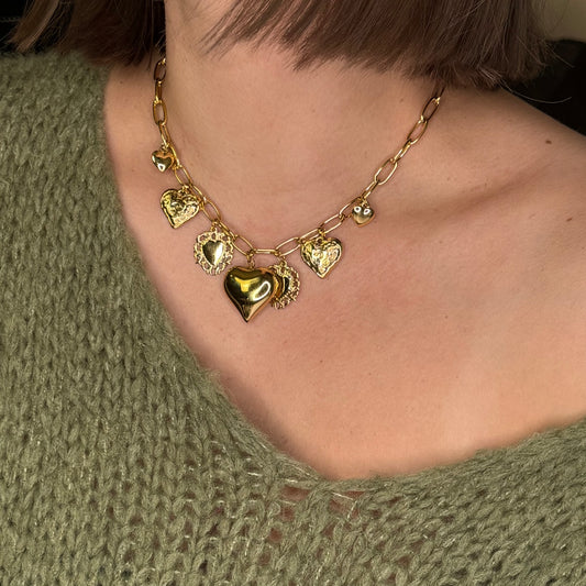 Collier coeurs